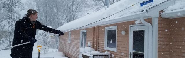 When It Snows, I Get Out My Roof Rake. That's How I Keep Water From Leaking Into My House