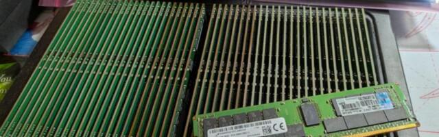 $20,000 in 32GB RAM sticks saved from the dumpster are now worth a fortune — seventy-two DDR4-2666 ECC RDIMMs were about to turn into e-waste