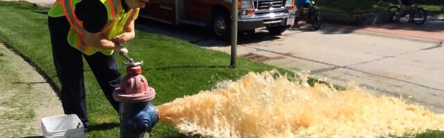The Reason Why Firefighters Release Dirty Water From A Fire Hydrant Before Using It