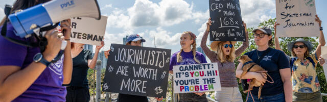 Journalists strike to demand change at biggest US chain
