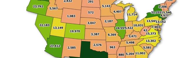 475,803 moved to California last year. Which states did they come from?