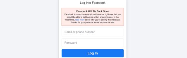 Instagram & Facebook Currently Experiencing Widespread Outages