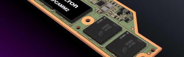Micron unveils LPCAMM2 - bringing LPDDR5X to smaller form factor memory modules