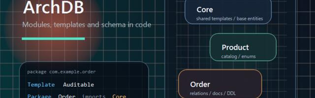 Data as Code на практике: создаём, версионируем и делимся модулями БД с помощью ArchDB