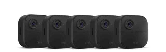The Blink Outdoor 4 Security System, 5 Cameras, Half Price, and Cheaper Than Buying 4-Pack