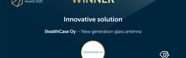 StealthCase wins Innovative Solution award for their new generation glass antenna at the 2020 Glass Focus Awards
