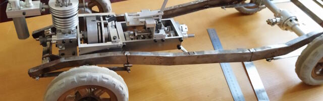 Делаем шасси для модели ретроавто