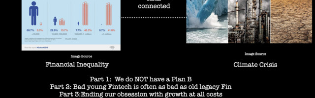 Part 4 How “sustainable capitalism” connects the dots between Financial Inequality and Climate Crisis via Fintech