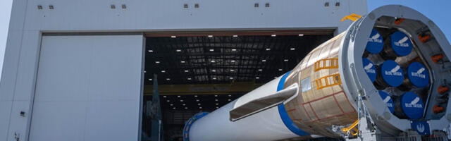 The New Glenn rocket’s seven powerful engines may light up as soon as today