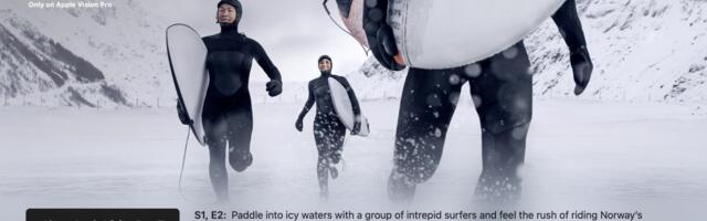 Apple Vision Pro Immersive Video 'Arctic Surfing' Available Now