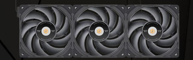 Thermaltake's new 120 mm and 140 mm flippable fans have stronger magnets and no RGB