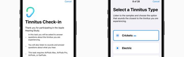 Apple Hearing Study Reveals New Insights on Tinnitus