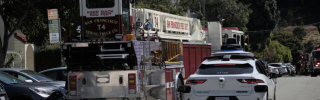 NHTSA calls out autonomous cars for interfering with first responders
