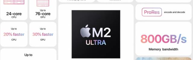 Apple unveils M2 Ultra processor for Mac Studio
