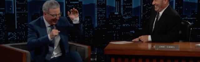 John Oliver gleefully fantasises about Jimmy Kimmel beating Stephen Colbert at the Emmys