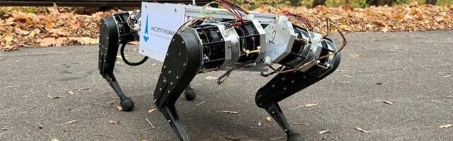 Scientists at Moscow State University Constructed 4-Legged Walking Robot