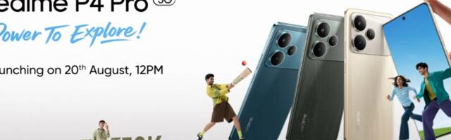 Realme P4 Series India launch scheduled for August 20