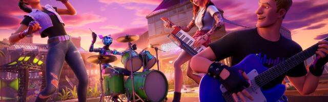 Rock band developer Harmonix's new Fortnite music mode will support instrument controllers