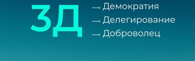 Принцип управления командой «3Д»