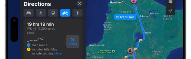 Apple Maps Cycling Directions Expand to New Zealand