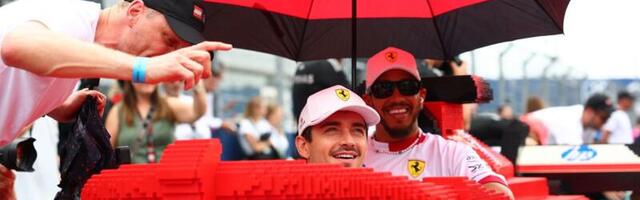 Formula 1 Drivers Just Hit the Track in These Full-Sized Lego Cars