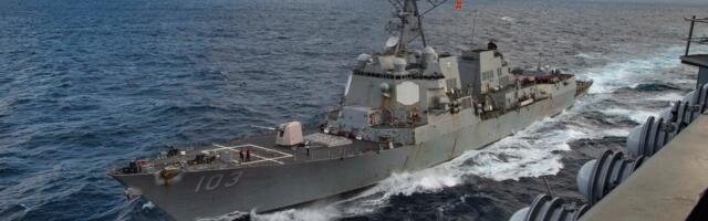 The US Navy sacked a destroyer captain after a ship collision. The incident spotlighted the risks of resupplies at sea.