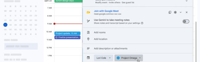 Google Calendar lets you use any color you want for your events