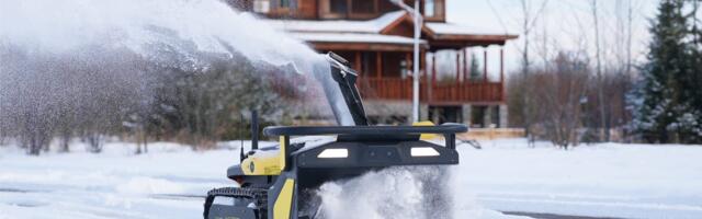 New Jersey man enjoys fireplace inside while $4,999 autonomous snow blower clears his driveway: 'We're watching the Olympics'