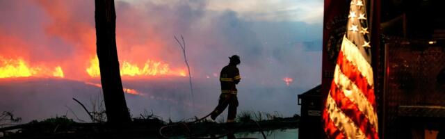 Yes, even most unexpected landscapes in the US can and will burn