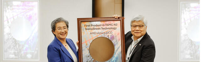 AMD teases its first 2nm chip, EPYC 'Venice' fabbed on TSMC N2 node — also announces USA production of current-gen chips