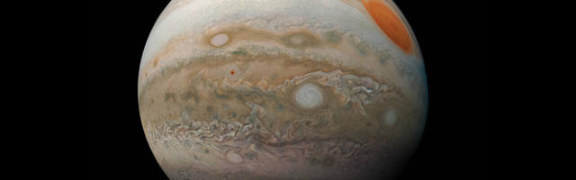 NASA’s Juno mission reveals the depth and structure of Jupiter’s colorful bands and shrinking red spot
