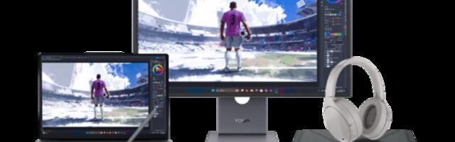 This Lenovo monitor has six speakers and is the only Windows PC monitor with Dolby Atmos and Dolby Vision — it even has a 4K detachable webcam