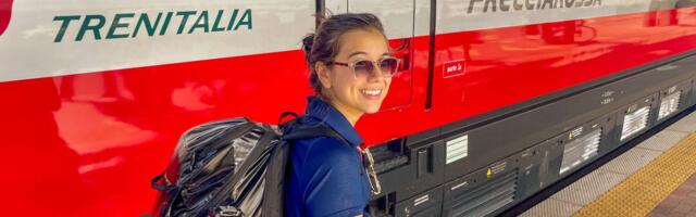 I spent 2 weeks backpacking in Europe. Next time, I'll bring a carry-on suitcase.