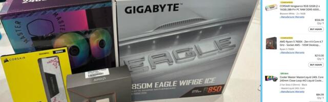 Shopper scores $1,000 in PC hardware for just $86 in a shocking pricing glitch — Newegg shrugs off massive loss and responds with a thumbs-up emoji