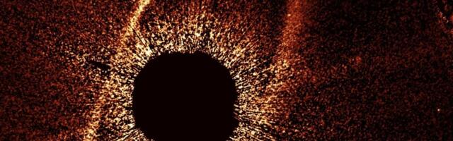 NASAs Hubble saw fledgling planets colliding around a nearby star