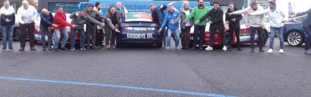 COP26 Summit: EV drivers from 28 countries across Europe arrive in Glasgow on their Electric Road to COP26 rally