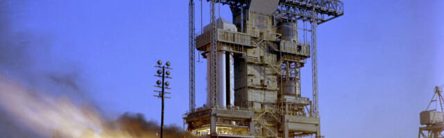 NASA topples towers used to test Saturn rockets, space shuttle
