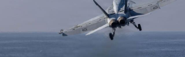 Top American admiral in the Middle East says the US struck an Iranian drone carrier. He said "it's on fire."