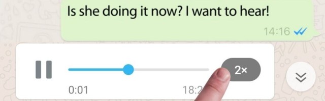 How to play irritating WhatsApp voice messages faster