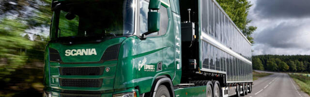 Sweden’s Scania unveils world’s first semi-truck covered in solar panels