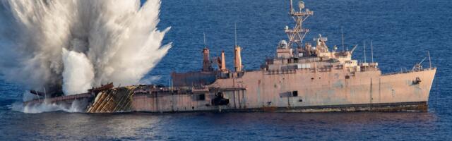 US Navy Ship Ends Final Mission Underwater After Japanese Torpedo Strike