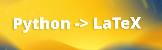[Translation] 3 инструмента, которые автоматически превращают код Python в формулы LaTeX