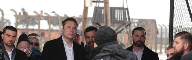 Elon Musk visits Auschwitz after uproar over antisemitic messages on X