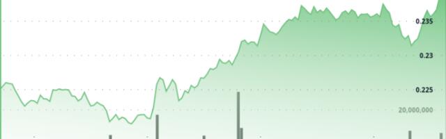 DOGE Rises 5.6% on $200M Whale Accumulation Despite Late-Session Selloff