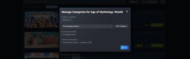 Steam adds handy gifting and wishlist updates