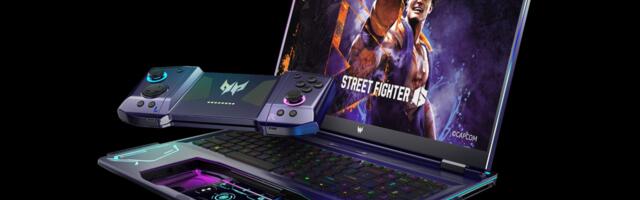 Acer’s shows off “DualPlay” laptop with controller that pops out of the touchpad