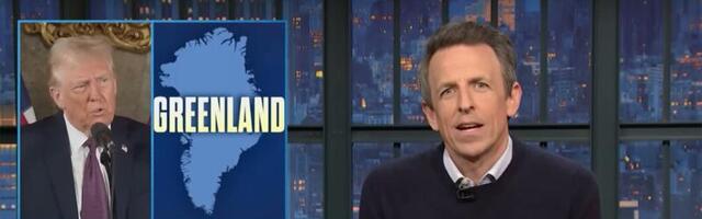 Seth Meyers has strong words for Trump over his threat to take Greenland