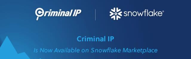 Criminal IP Unveils Innovative Fraud Detection Data Products on Snowflake Marketplace