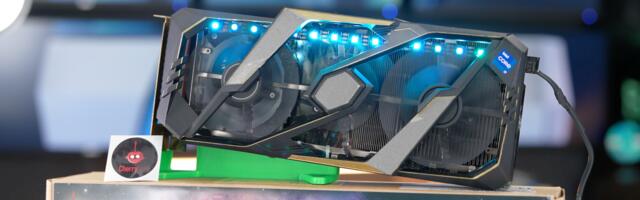 Custom PC company stuffs a NUC inside a GPU — GeeFarce 5027 POS packs 2X more memory than Nvidia's RTX 5090