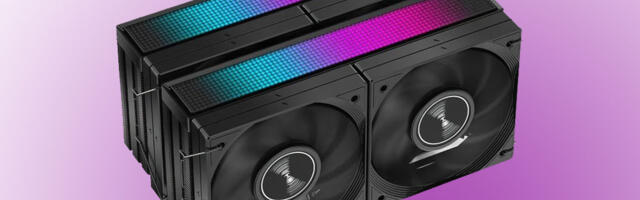 Massive $40 quad-fan JF15K Diamond CPU cooler wields dual-heatsinks for up to 280W TDP cooling capacity — Jiushark's latest spans the entire width of a standard motherboard